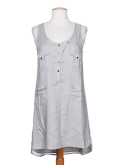 by zoe robes femme de couleur gris