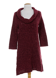 lino factory robes femme de couleur rouge