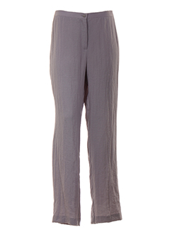 jean gabriel pantalons femme de couleur gris