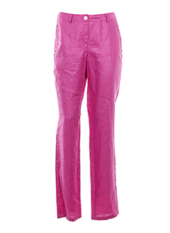nathalie chaize pantalons femme de couleur rose