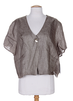 quattro gilets femme de couleur gris