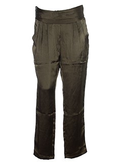 charlie joe pantalons femme de couleur vert