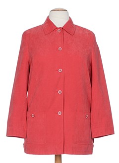 gelco manteaux femme de couleur rouge