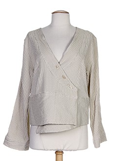 cannisse vestes femme de couleur beige