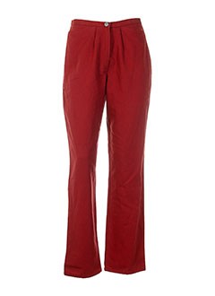 rosa rosam pantalons femme de couleur rouge