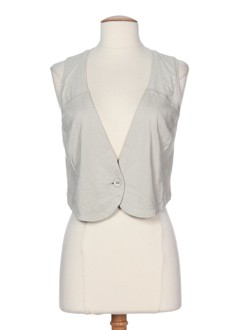 sandwich gilets femme de couleur gris