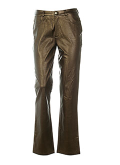 rosa rosam pantalons femme de couleur marron