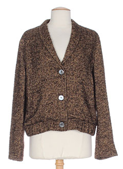 momoni manteaux femme de couleur marron