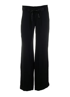 tricot chic pantalons femme de couleur noir