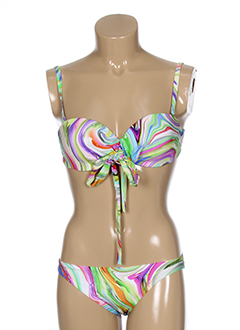 lise charmel maillots de bain femme de couleur vert