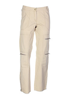 pepe jeans pantalons femme de couleur beige