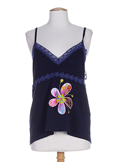 azuleros chemises femme de couleur bleu