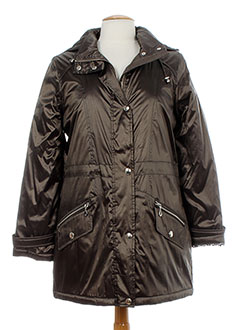 c.missaro manteaux femme de couleur marron