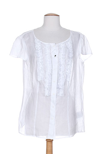 luisa cerano chemises femme de couleur blanc