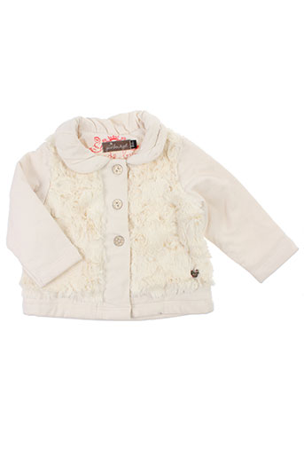 jean bourget vestes fille de couleur beige