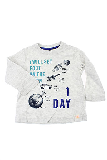 mexx t-shirts garçon de couleur gris