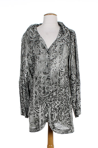 cannisse chemises femme de couleur gris