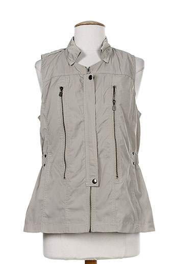 jensen gilets femme de couleur beige