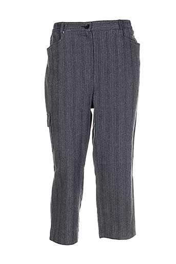 telmail pantacourts femme de couleur gris