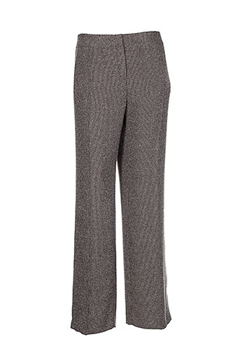 villa bleue pantalons femme de couleur marron
