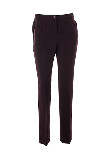 gevana pantalons femme de couleur violet