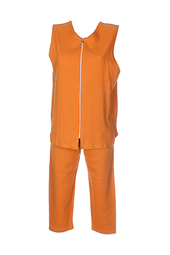 bleu roy lingerie femme de couleur orange