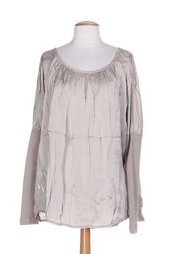 nana nucci chemises femme de couleur beige