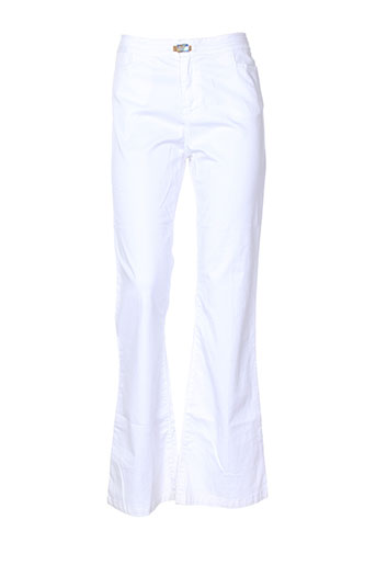 votre nom pantalons femme de couleur blanc
