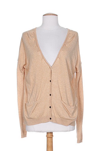 mexx gilets femme de couleur beige