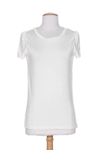 mexx t-shirts femme de couleur blanc