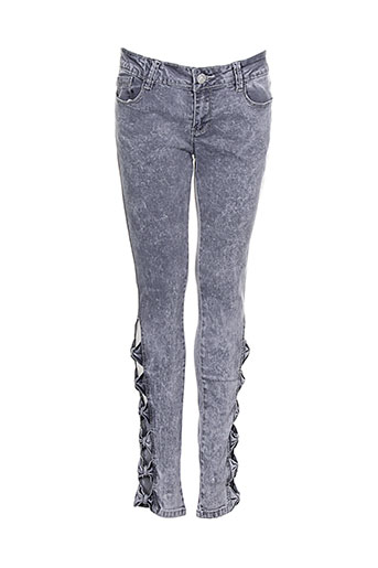 blue rags jeans femme de couleur gris