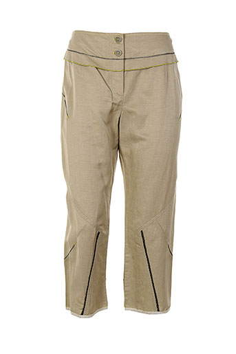 garella pantacourts femme de couleur beige