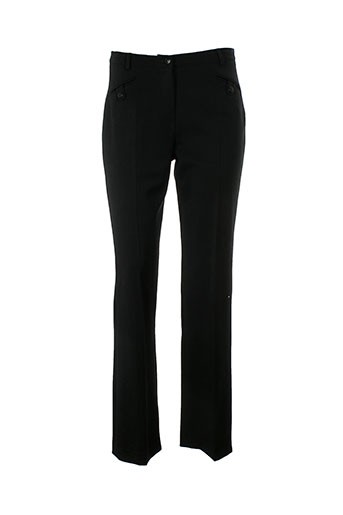 carole richard pantalons femme de couleur noir