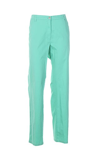 kjbrand pantalons femme de couleur vert
