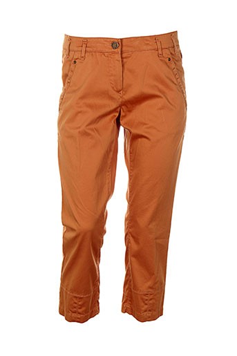 atelier gardeur pantacourts femme de couleur orange