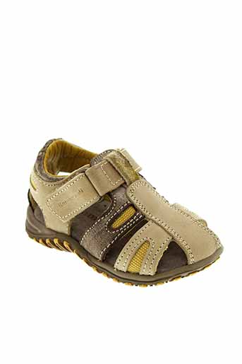 romagnoli chaussures garçon de couleur beige