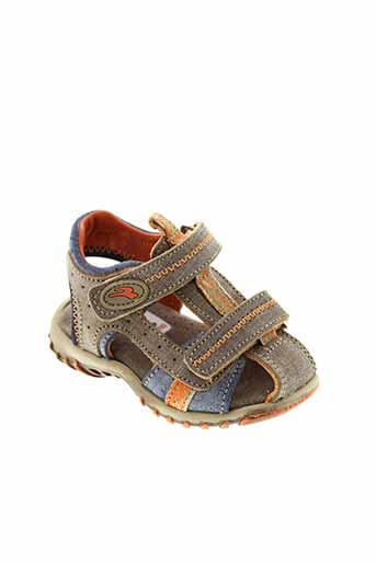 romagnoli chaussures garçon de couleur marron