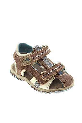 romagnoli chaussures garçon de couleur marron