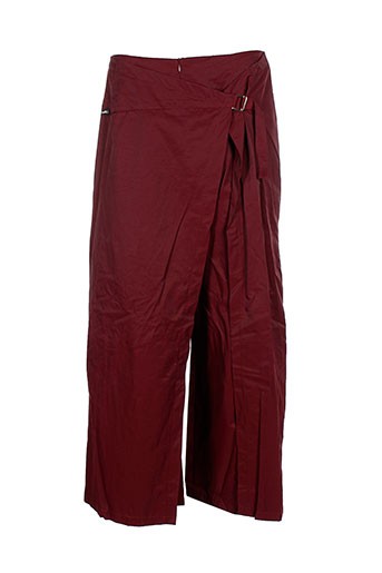 des filles a la vanille pantacourts femme de couleur rouge