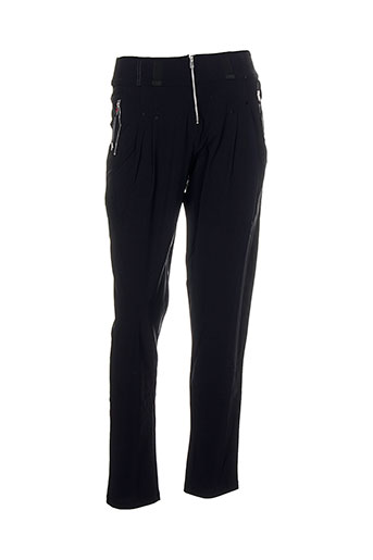 innate pantalons femme de couleur noir