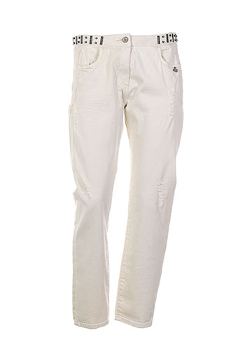 maison scotch pantalons femme de couleur beige