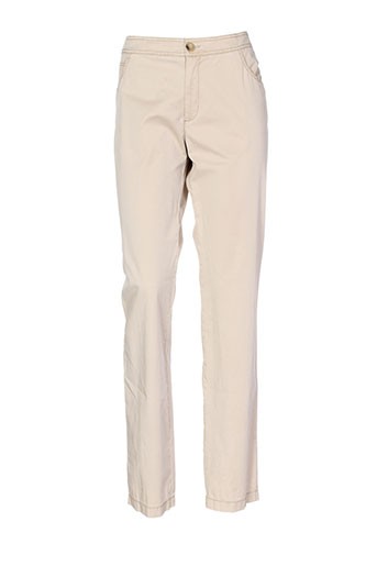 rivieres de lune pantalons femme de couleur beige