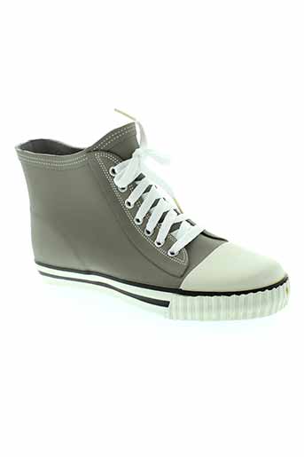no blues chaussures femme de couleur gris