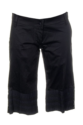 strass shorts / bermudas femme de couleur noir