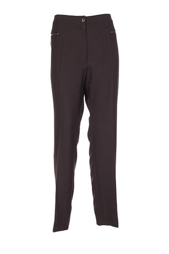 jean gabriel pantalons femme de couleur marron