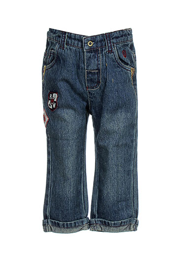 black wellis jeans garçon de couleur bleu