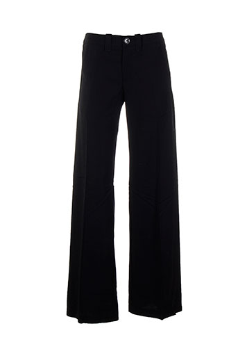 high pantalons femme de couleur noir
