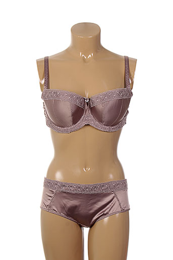 masquerade lingerie femme de couleur marron