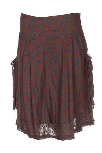 rinascimento jupes femme de couleur marron