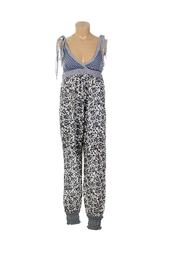 zoe la fee combinaisons femme de couleur gris